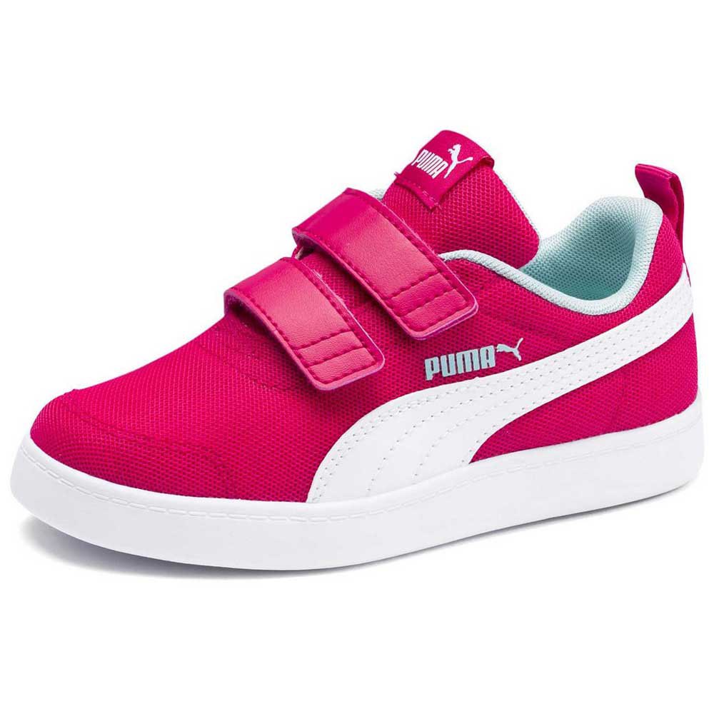 Puma Courtflex v2 Mesh Velcro PS Pink 