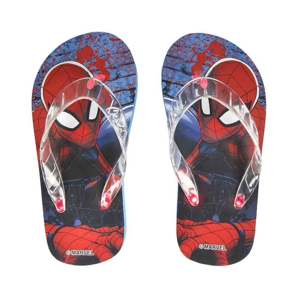 spiderman light up flip flops