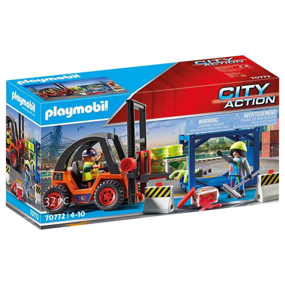 PLAYMOBIL Forklift Playset 