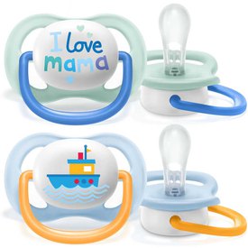 Philips avent Chupetes Ultra Air Collection Happy X2