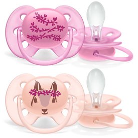 Philips avent Fille Sucettes Ultra Soft X2