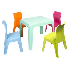 Garbar Jan 2 Table And 4 Chairs Set