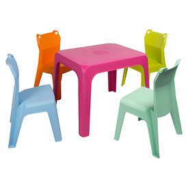 Garbar Jan Frog 1 Table And 4 Chairs Set