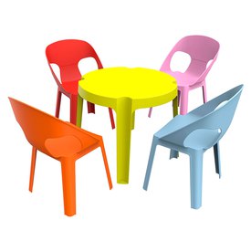 Garbar Rita 5 Tabelle Und 4 Stühle Einstellen
