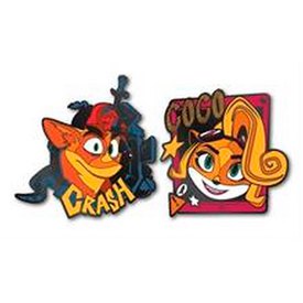 Numskull games Set Pins Crash Bandicoot Crash & Coco