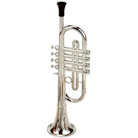 Generico Trompeta Metalizada 8 Pistones 42 cm