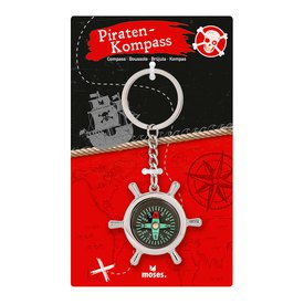 Moses Pirates Keychain Compass