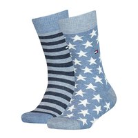 tommy-hilfiger-chaussettes-pour-enfants-stars-classic-stripes-2-paires