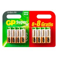 Gp batteries Alkaline AA Mignon LR06 Super Value Batteries