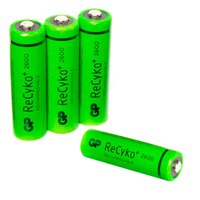 Gp batteries Batteries Haute Capacité ReCyko NiMH AA 2600mAh