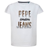 Pepe jeans Blond T-shirt Met Korte Mouwen