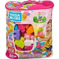 Mega Bloks Clásico Para Armar Bolsa 60 piezas Baby's First Builders Bloques de construcción 