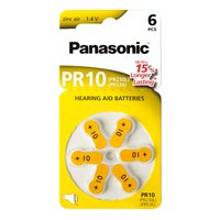 Panasonic PR 10 Zinc Air 6 Pièces Piles
