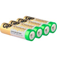 Gp batteries 1.5V AA Mignon LR06 03015AC4 4 Alkalisch 1.5V AA Mignon LR06 03015AC4 Batterijen