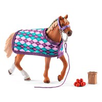 schleich-horse-club-42360-english-thoroghbred-with-blanket