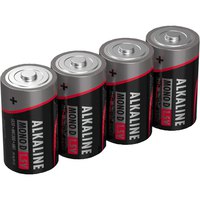 Ansmann Batteries Alkaline Mono D LR20 Red-Line 1.5V 4 Units
