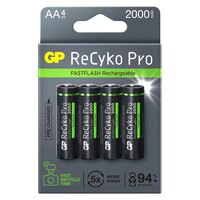 Gp batteries Rechargeable ReCyko Photo Flash 2000mAh Pro 4 Unités Piles