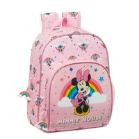 Safta Small Minnie Mouse Rainbow Backpack