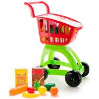 Vicam toys Chariot Avec De La Nourriture Supermarket