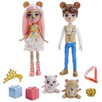 Enchantimals Bonita Bear And Bannon Bear Pack 2 Bear Dolls With Pets