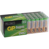 Gp batteries Piles Alcalines 03015AB40 AA 40 Unités