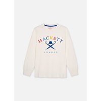 Hackett T-shirt à Manches Longues Pour Garçon Logo