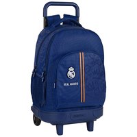 Safta Compact Removable Trolley Real Madrid Away Backpack