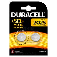 Duracell 2xCR2025 Knop Batterij