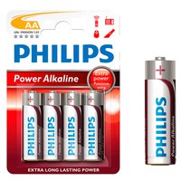 Philips Pile Alcaline IR06 AA 4 Unités