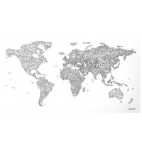 Awesome maps Coloring Map World Map To Color In With Country Specific Doodles