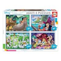 Disney Multi 4 Klassiker 50-80-100 Stücke Puzzle