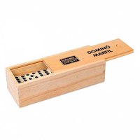 Falomir Domino Gra Planszowa W Drewnianym Pudełku Z Kości Słoniowej