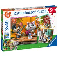 Ravensburger 3X49 Pieces 44 Cats Puzzle
