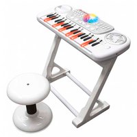 deqube-teclado-electronico-disco-con-taburete