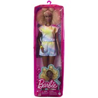 Barbie Fashionistas Doll Tall Blonde Afro Tie Dye Romper Joggesko Ellow Armbånd Y