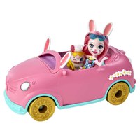 Enchantimals Mobil Bil Bunny 10.2´´ 10 Stykke Sett Med Dukke Bunny Figur Og Tilbehør