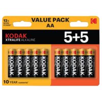 Kodak Xtralife AA LR6 Alkali-Batterien 10 Einheiten