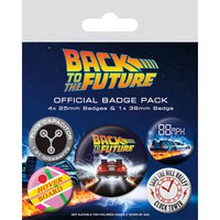 Pyramid Back To The Future Delorean Badgepakket