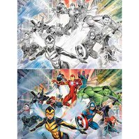 Prime 3d Marvel Układanka Z Postaciami Z Kolażu 150 Sztuki