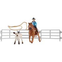 schleich-42577-cowgirl-team-roping-fun-toy