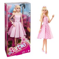 barbie-margot-robbie-als-verzamelbare-kenmerkende-pop-uit-de-film-in-vintage-geruite-jurk