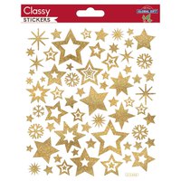 bandai-classy-navidad-estrellas-doradas-stickers