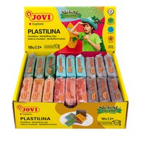jovi-modelliermasse-packung-aus-plastilin-auf-pflanzlicher-basis-natural-colors-18-von-50-gramm-natural-colors