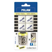 milan-blister-pack-1-collection-be-atomic-special-series-sharpener-4-erasers