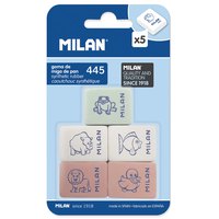 milan-blister-pack-5-synthetic-rubber-erasers-with-childrens-designs