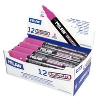 milan-doos-weergeven-12-fluoglass-markers-beitelpunt-2-4-mm-roze-kleur