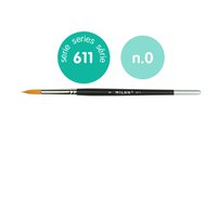 MILAN ´Premium Synthetic´ Round Paintbrush With Short Handle Series 611 No. 0