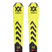 Völkl Ungdoms Alpina Skidor Racetiger Yellow+4.5 vMotion