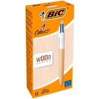 bic-boite-de-12-wood-4-couleurs-wood