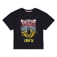levis---leopard-oversized-t-shirt-met-korte-mouwen-en-ronde-hals-voor-kinderen